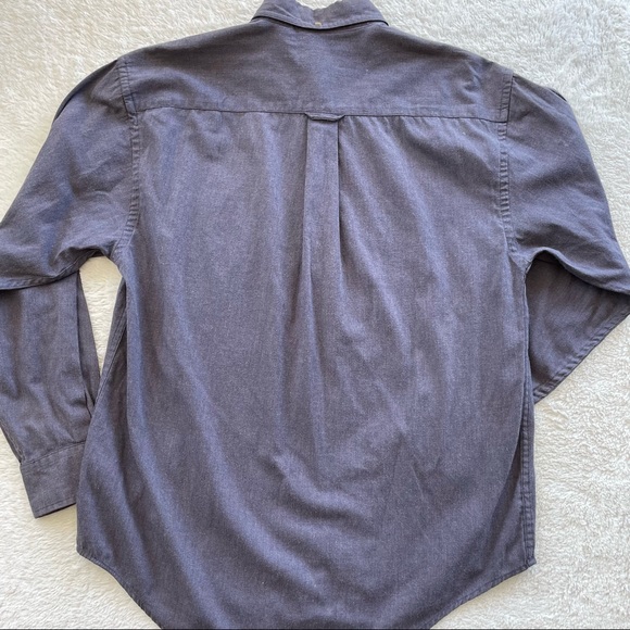 Chevella Tournament Arrow Blue Long Sleeve Button Down Shirt Size M 60% Cotton - Picture 7 of 7